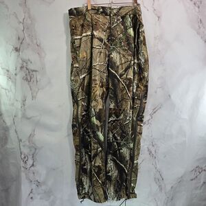 Under Armour Pants Mens XL Camo Woodland Zip Off Pull On AP HD Hunting